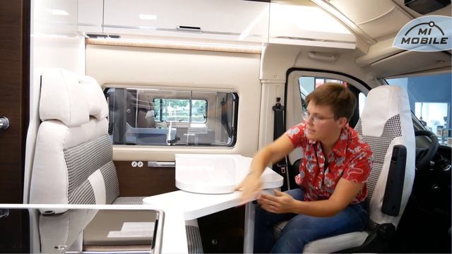 #059 NEUHEIT - Davis 630 von Karmann - Motorradgarage dank großem Hubbett im Kastenwagen смотреть онлайн