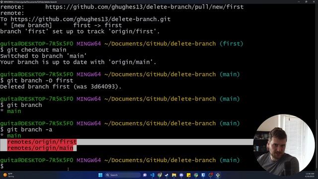 How To Delete Branches In GIT смотреть онлайн
