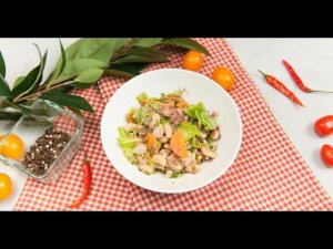 Салат с тунцом и белой фасолью | Ужин? Не проблема!