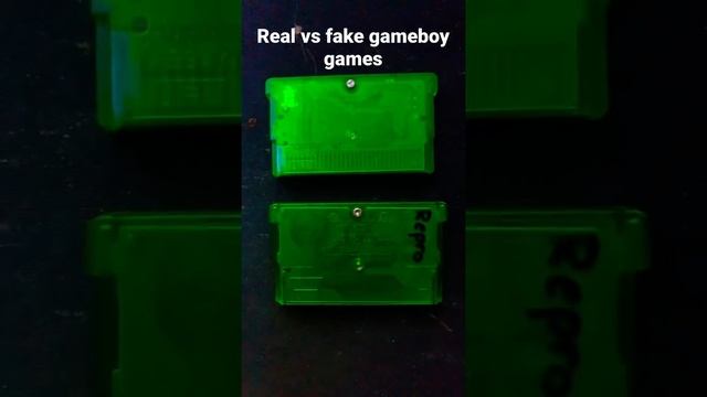 How to tell apart real vs fake Gameboy games #shorts #retro #gameboy