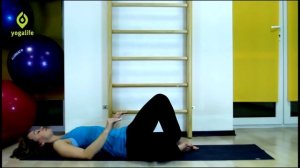 Йога упражнения для органов малого таза  Укрепление тазового дна Yogalife