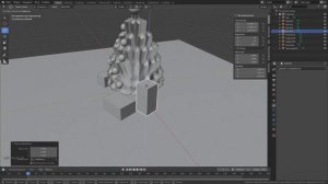 Ёлка в Blender 3d