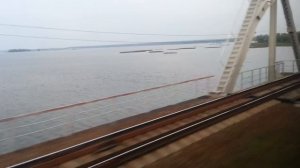 Перегон Тверь-Москва.(Московское море-Завидово) Снято из окна поезда 049А .