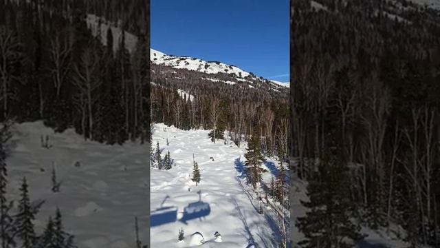 вид с подъемника восточный Шерегеш 2022 смотреть онлайн