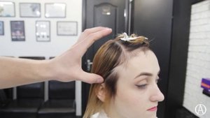 Короткая женская стрижка. Техника слои.