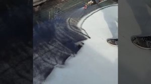 Устранение течи на мембранной кровли жидкой резиной "Galeon"