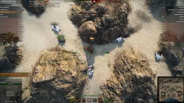 World of Tanks Воин на арте Bat Chatillon155 58 смотреть онлайн