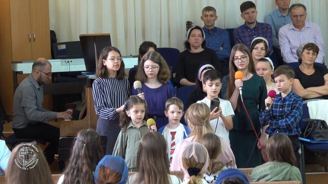 Пение Дети "Спасибо, Господи спасибо",  ц. "Евангельская Весть", г. Тирасполь смотреть онлайн