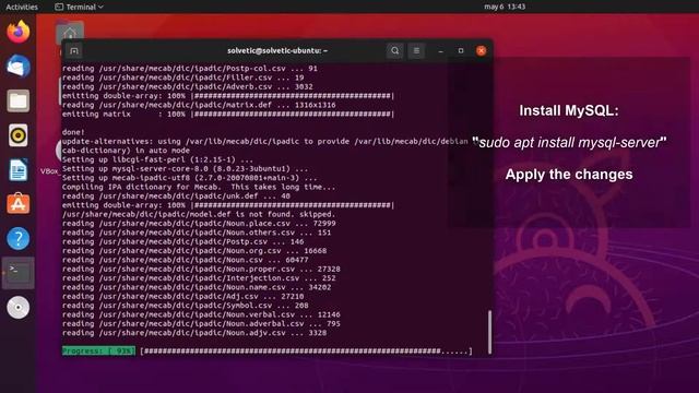 ✔️ INSTALL MySQL on Ubuntu 21.10
