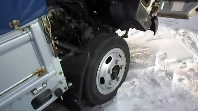 NISSAN ATLAS запуск двигателя в зимнее время. смотреть онлайн