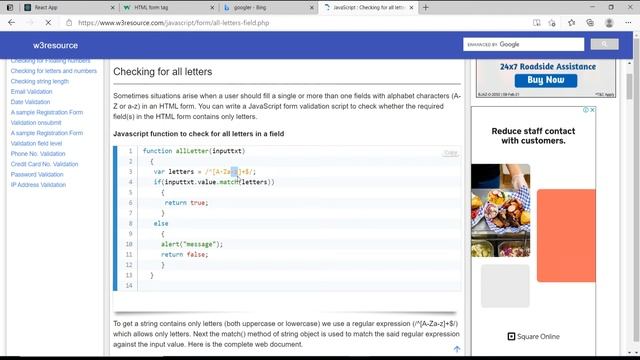 How to Validate a Basic Form in React using Regex | React Beginners in Tamil смотреть онлайн
