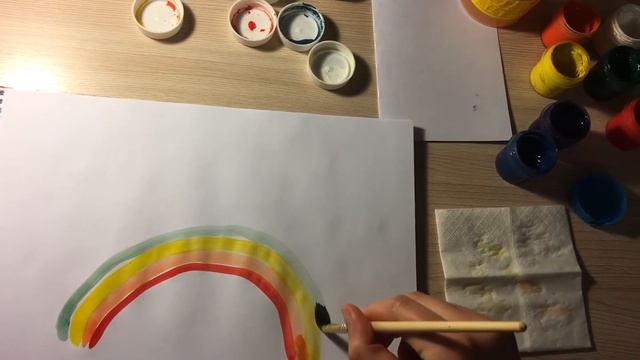 Рисование «Радуга» (старший, подготовительный возраст) смотреть онлайн