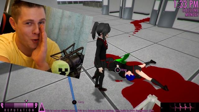 КЕКНУТАЯ ШКОЛЬНИЦА -||- yandere simulator смотреть онлайн
