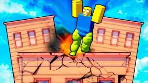 НУБЗИ ПРОКАЧАЛ СЕБЕ СУПЕР НОГИ И РАЗРУШИЛ ОГРОМНЫЙ ДОМ В Building Smash Simulator РОБЛОКС !