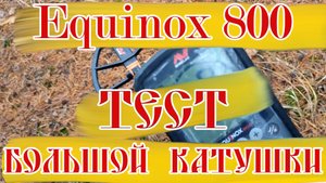 Тест на полигоне - Minelab Equinox 800 (15x12" DD Smart Coil)