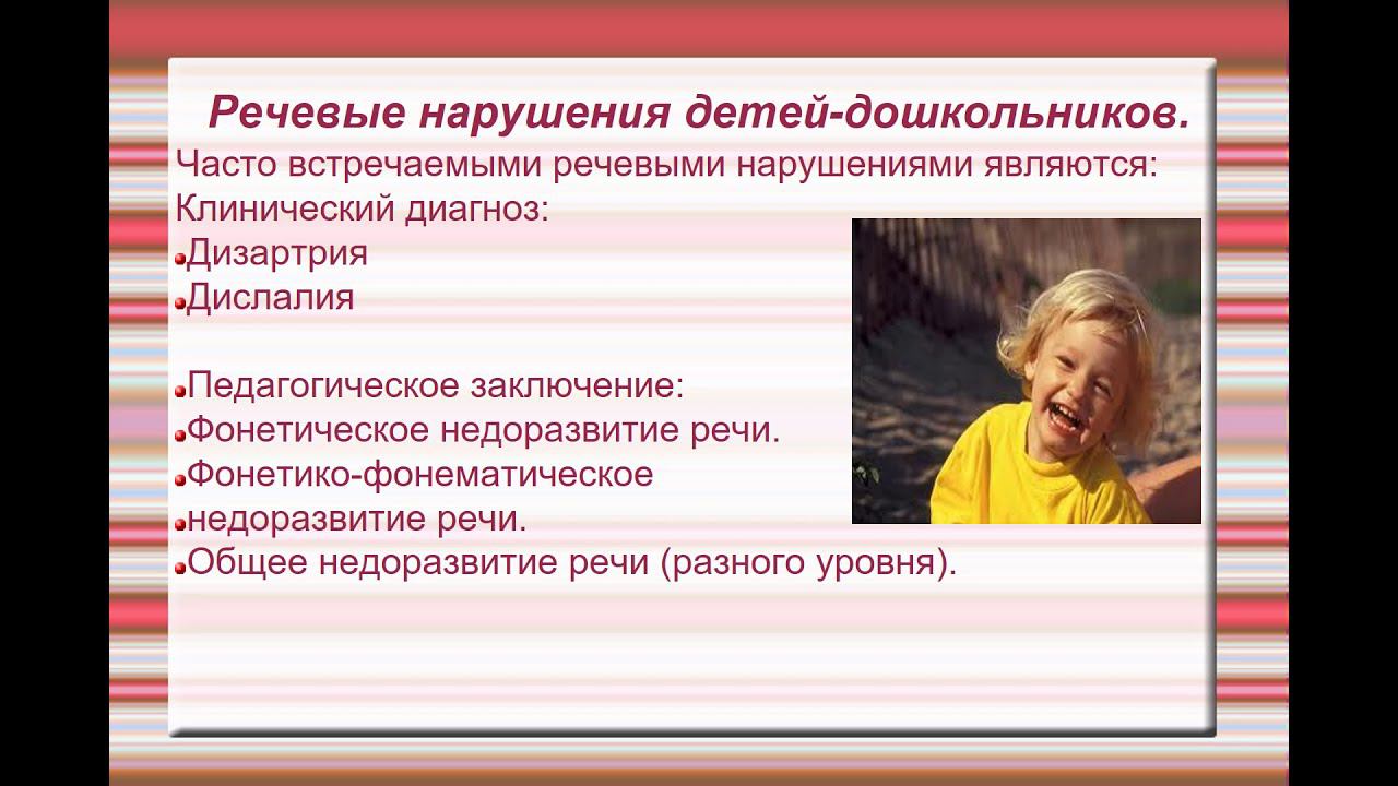 Развитие речи детей дошкольного возраста