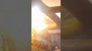 Сварка газом не поворотный шов через зеркало