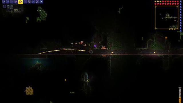 Terraria 1.2.4 Mage Let's Play #14 Chlorophyte mining. смотреть онлайн