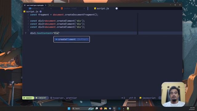 JAVASCRIPT TUTORIAL #133 DOCUMENT FRAGMENT