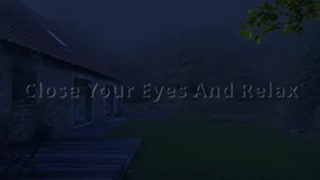 Звуки дождя и грома для сна - Пусть звук дождя смоет твою печаль Шум дождя на крыше в туманном лесу смотреть онлайн