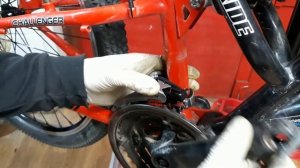 Установка колес, переключателей скоростей и цепи на велосипеде