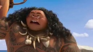 Моана,встреча с Мауи)