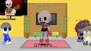 {| UNDERTALE REACTS TO PAPYRUS AUS |}{| RUSHED AND LAZY |}{| GACHA CLUB |}