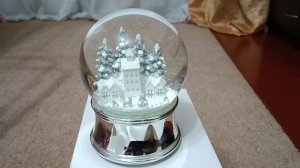 Распаковка — Снежный шар Art-Pol Шар новогодний музыкальный со снегом