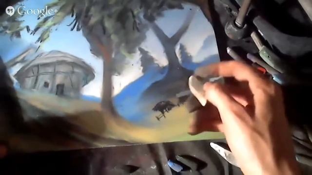 Рисую пейзажи из игры Готика Draw paint landskape Gothic 1,2 смотреть онлайн