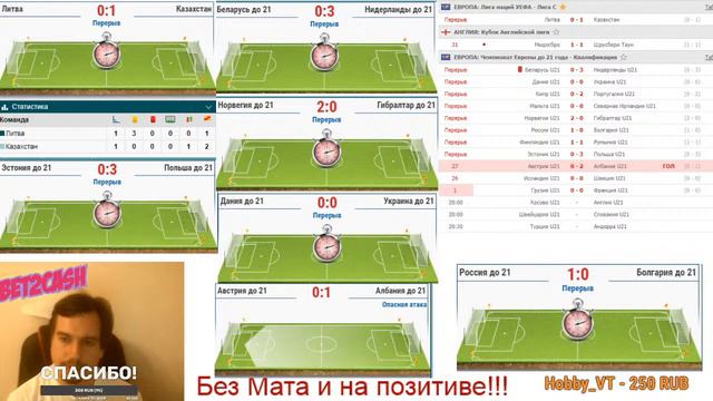 Литва - Казахстан Лига наций UEFA. Групповой этап / Россия до 21 - Болгария до 21