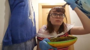 Окрашивание ХНОЙ и БАСМОЙ  в Каштановый цвет. Окрашивание седины (мой опыт)2