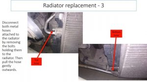 Renault Grand Scenic - AirCon radiator replacement - радиатор + кондиционер