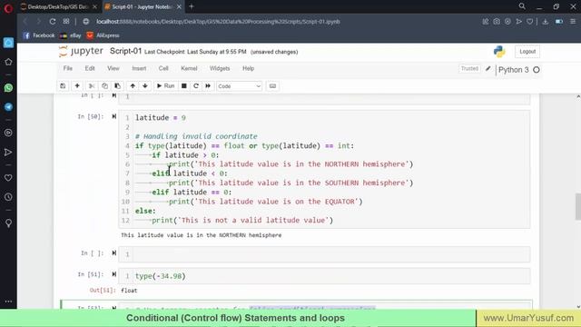 Python Programming for GIS Data Processing in QGIS - Conditional (Control flow) Statements and loop