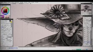 Digital Painting [Speedpaint] : The Scarecrow (Paint Tool Sai 2)