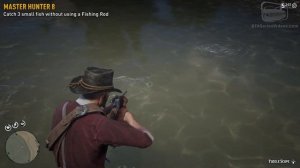Red Dead Redemption 2 Master Hunter Challenge #8 Guide - Catch 3 small fish without a Fishing Rod