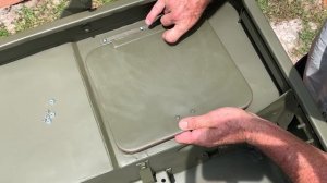 Installation Of The Tool Box Lids On The G503 Willys MB