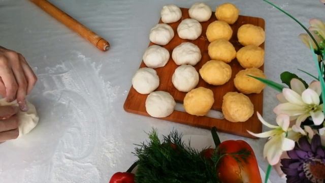 Очень простые но вкусные Хычины с сыром и картошкой