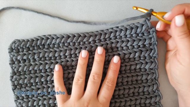 СУМКА ИЗ ШНУРА / МК СУМКИ КРЮЧКОМ