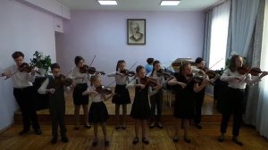 ДМШ 1. Ансамбль скрипачей. И. Брамс Венгерский танец G dur