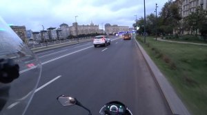 Сергей. CF-Moto 650NK В город без навыков.