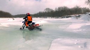 Сноубайк гонка Snowbike Sakhalin Cup