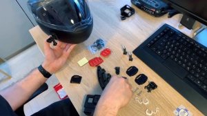 Обзор и монтаж крепления и кейса для GoPro Hero7 на шлем Schuberth C4