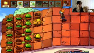 Растения против зомби #14 Арбузопульта. Игра как мультик для детей про зомби