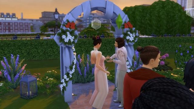 The Sims 4 Жизнь в городе | Свадьба в центральном парке! - #20 смотреть онлайн
