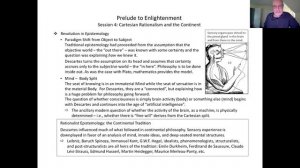 Prelude To Enlightment : 17th Century European Thought - Session #4