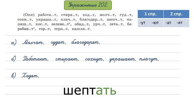 Упражнение 202 на странице 99. Русский язык 4 класс. Часть 2. смотреть онлайн