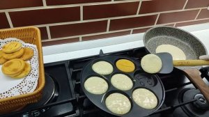 Панкейки СМАЙЛИКИ. Супер быстрое тесто.