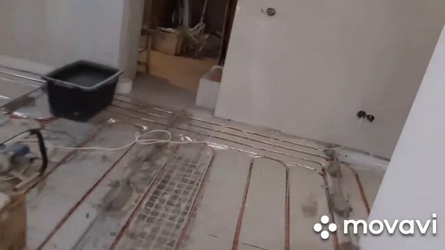 Фиброволокно для стяжки.Стяжка на тёплый водяной пол.