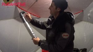 Обзор Теплообменника для зимней палатки. зимняя рыбалка  инфракрасная горелка купить теплообменни