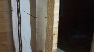 Каркасная стена в доме из бруса, шумоизоляция.